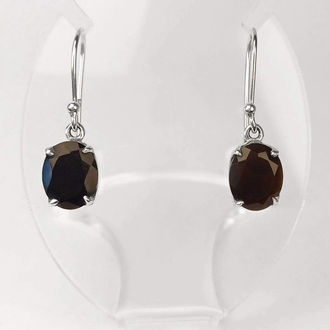 black spinel earrings