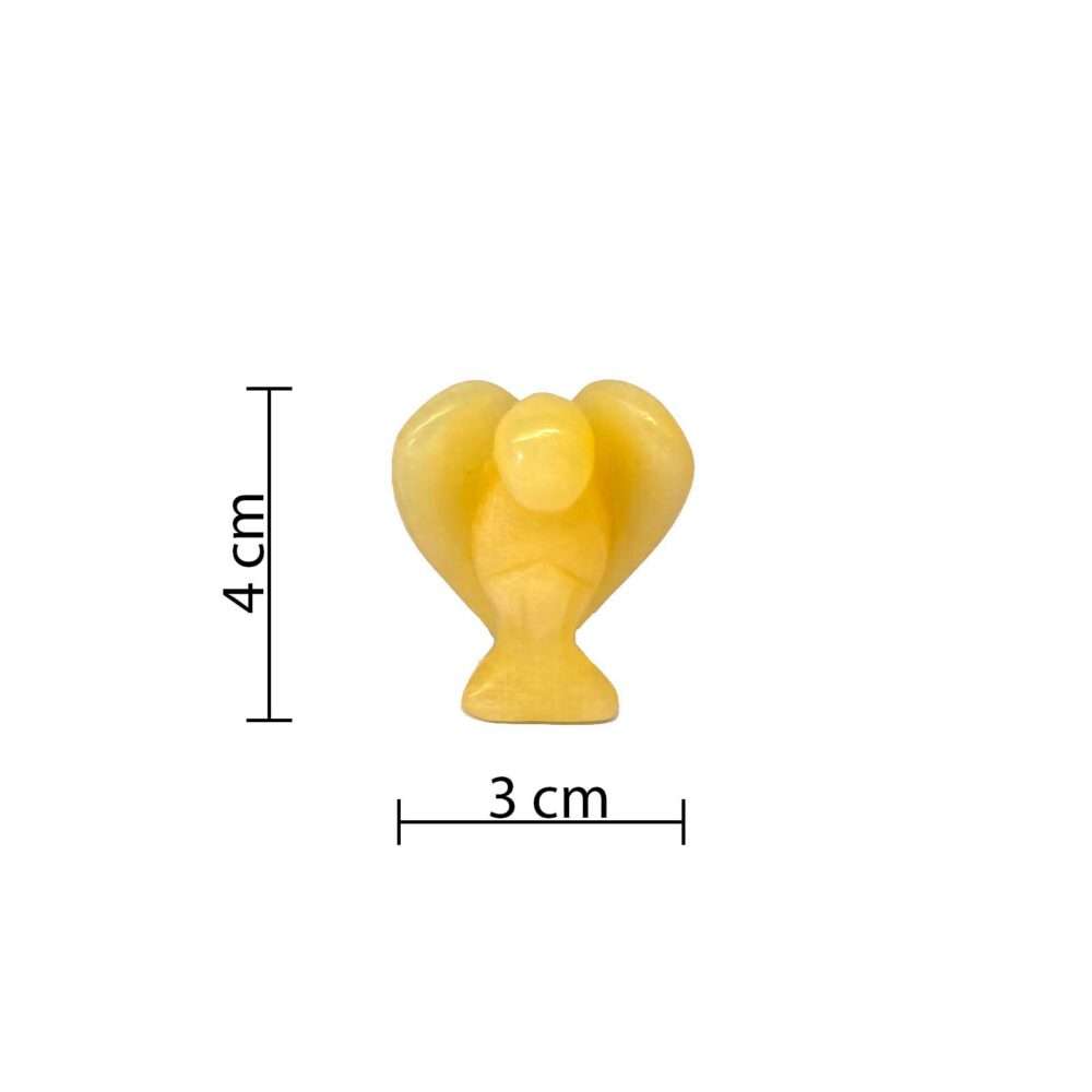 Orange Calcite Angel 3x4 cm - Image 2