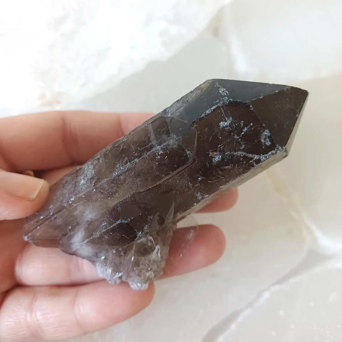 smoky quartz point