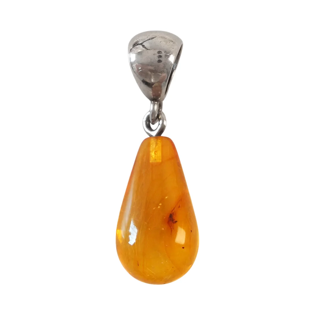amber with insect pendant
