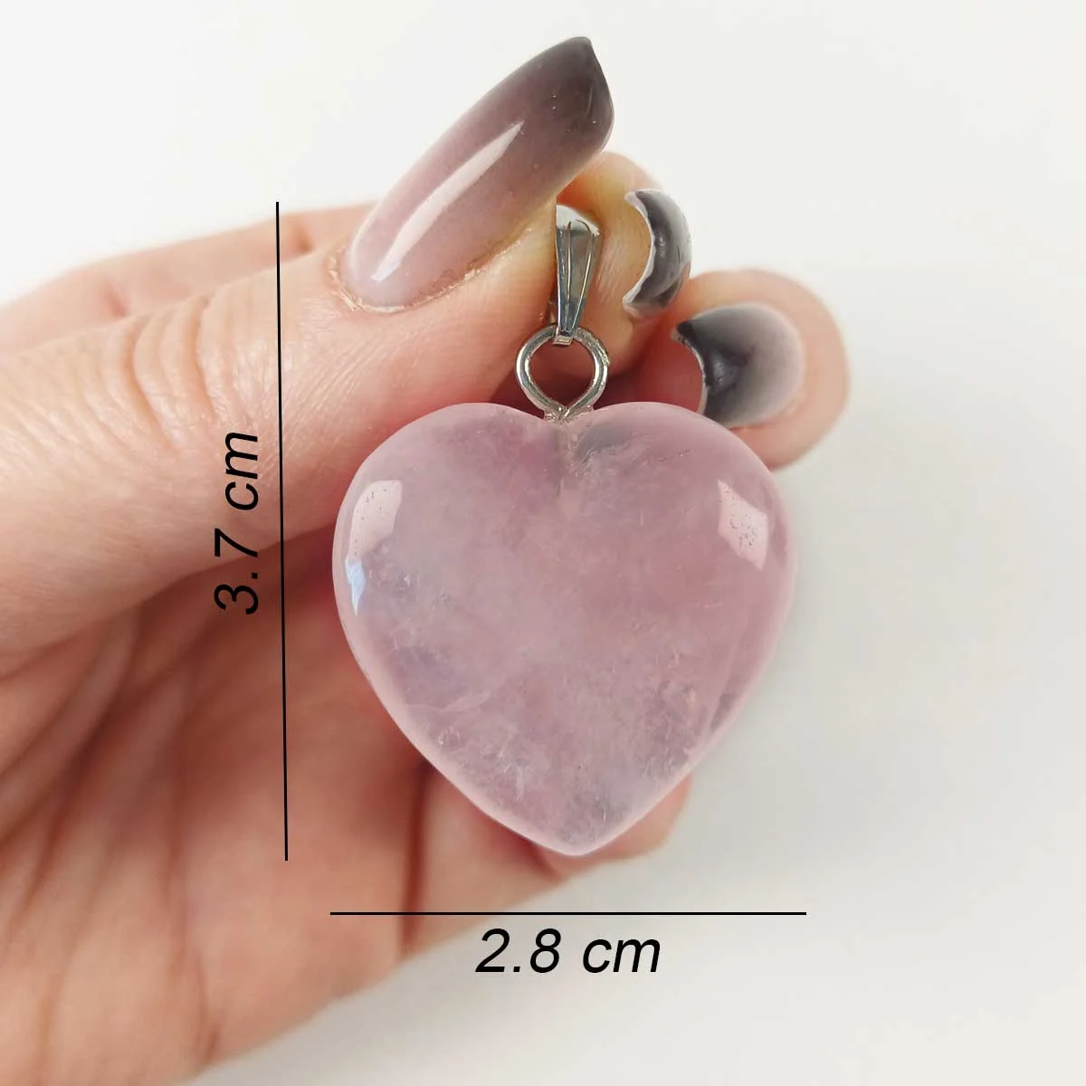 rose quartz pendant