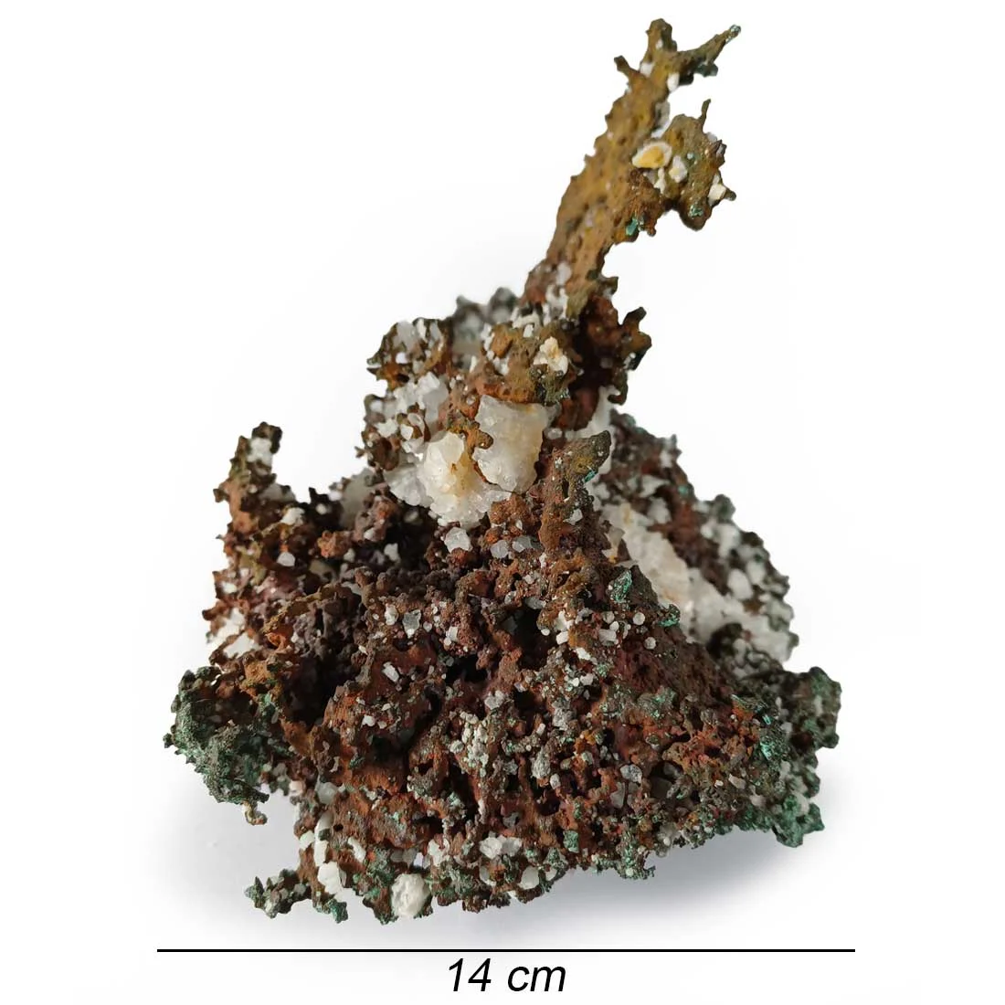 Native Copper with Quartz, Morocco - Collectors Rare Piece - Image 3