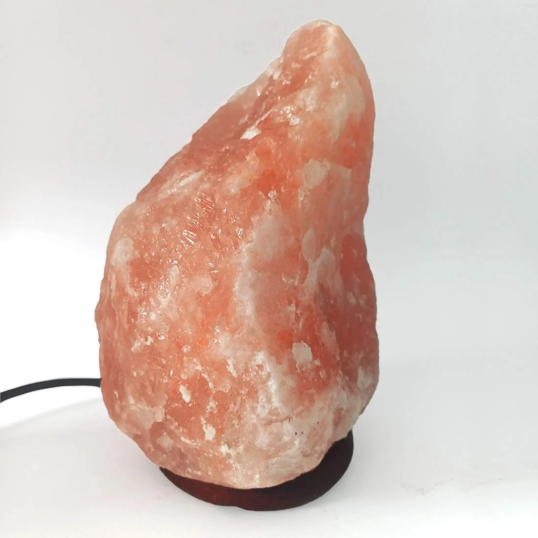 Himalayan Salt Lamp in orange tones