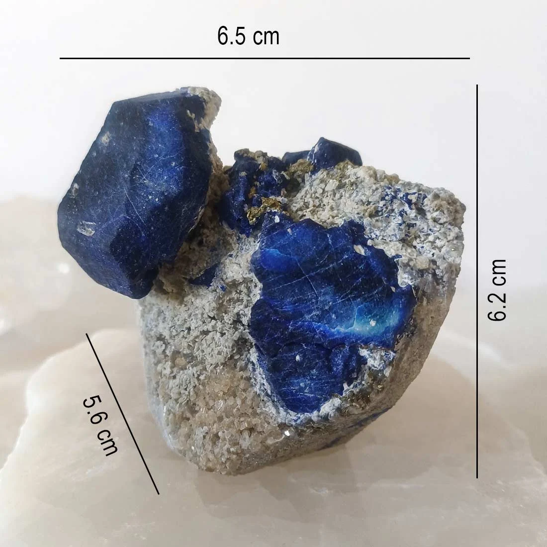 lapis lazuli crystals in matrix -Pakistan