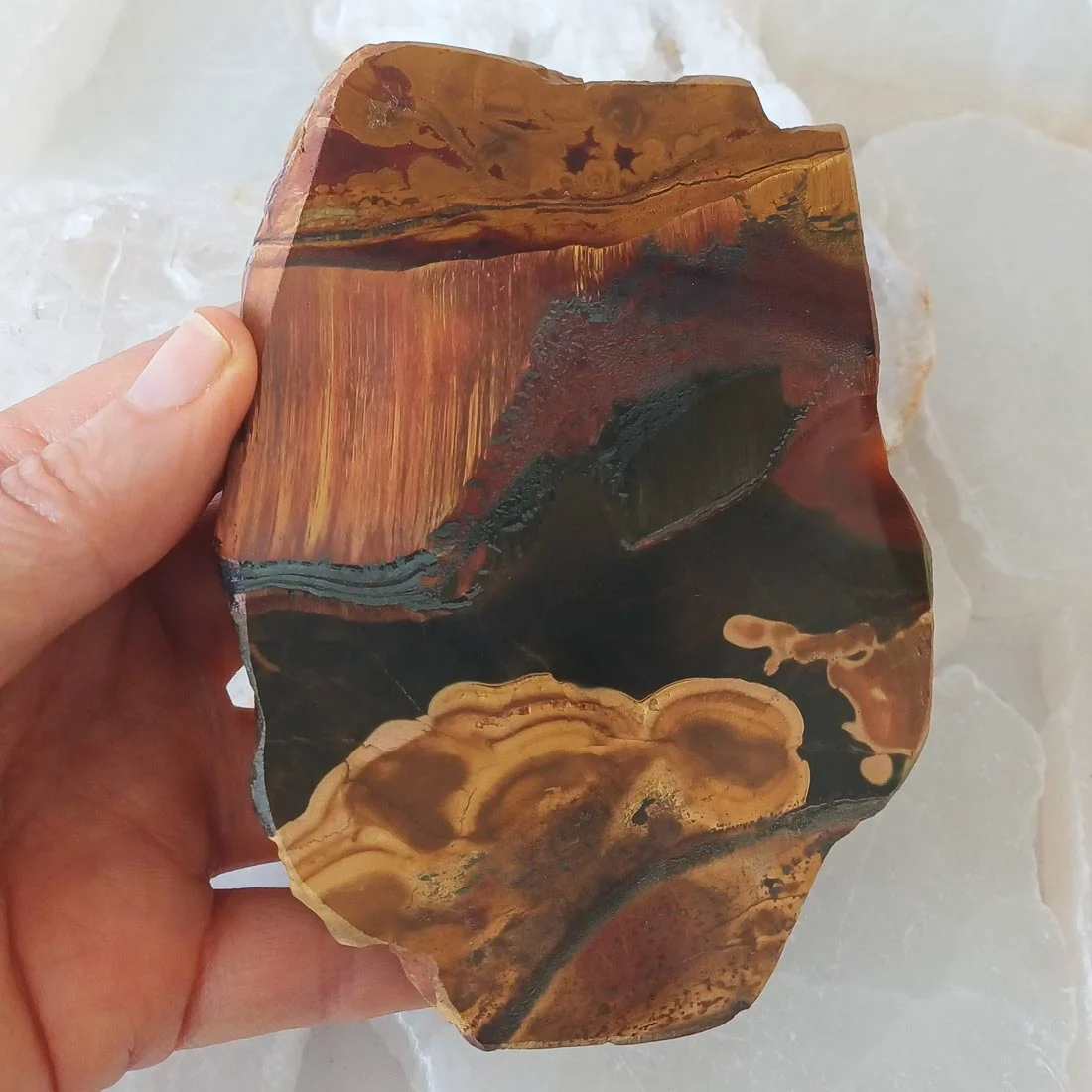 Tiger eye slice